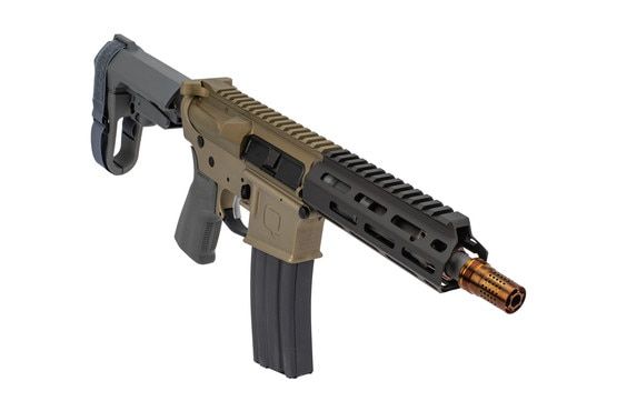 Q Sugar Weasel .300 Blackout AR Pistol is built on forged receivers and clear anodized